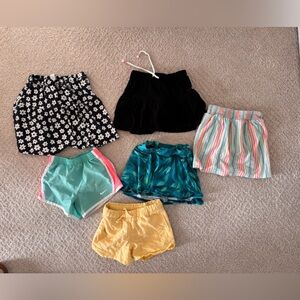 Cat & Jack, Old Navy, Nike Kids Multicolor Shorts/Skort Bundle